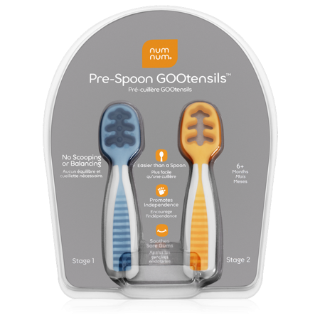 Łyżeczki Wstępne niemowlęce GOOtensils Original - numnum