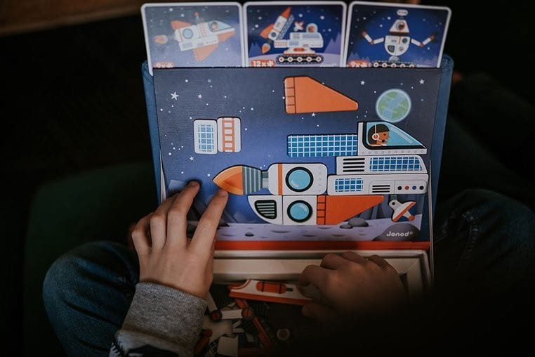 Magnetyczna Układanka Kosmos Magnetibook - Janod