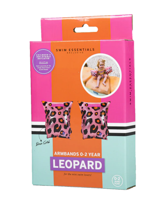 Rękawki do Pływania 2-6 lat Panterka Róż - Swim Essentials