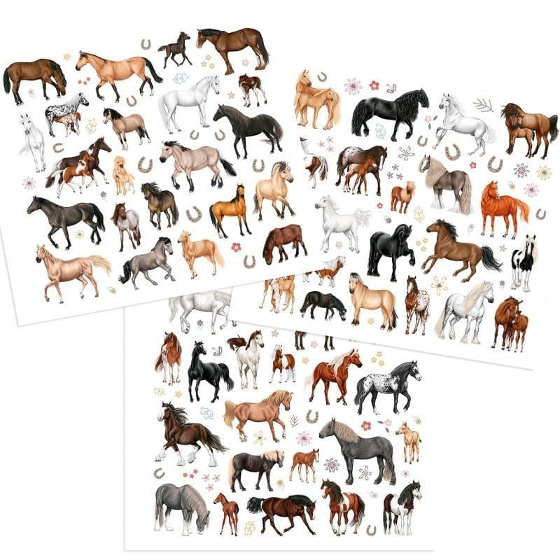 Kolorowanka z Naklejkami Konie Horse - Miss Melody