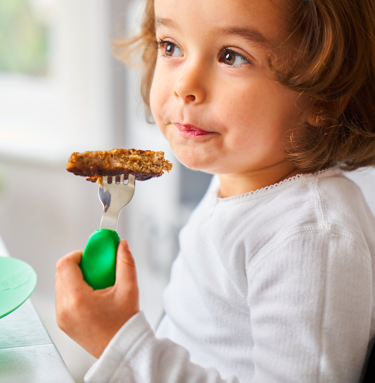Sztućce Nana's Manners ETAP 2 Widelec i łyżka Zielony 1-3 lata