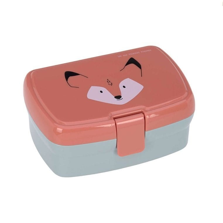 Zestaw Lunchbox + Tritanowa butelka About Friends Lis - Lassig
