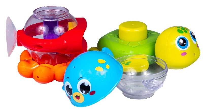 Wesoła Piramidka Zabawki do Kąpieli - Smily Play