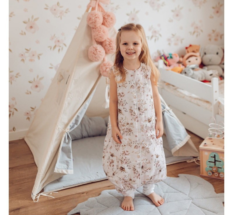 Śpiworek z Nogawkami 6-12 miesięcy Cherry - BabySteps