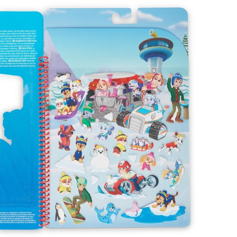 Psi Patrol Naklejki Wielorazowe Wypukłe Arktyka - Melissa & Doug