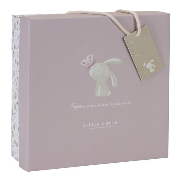 Zestaw na prezent dla Niemowlaka Flowers & Butterflies Giftbox - Little Dutch