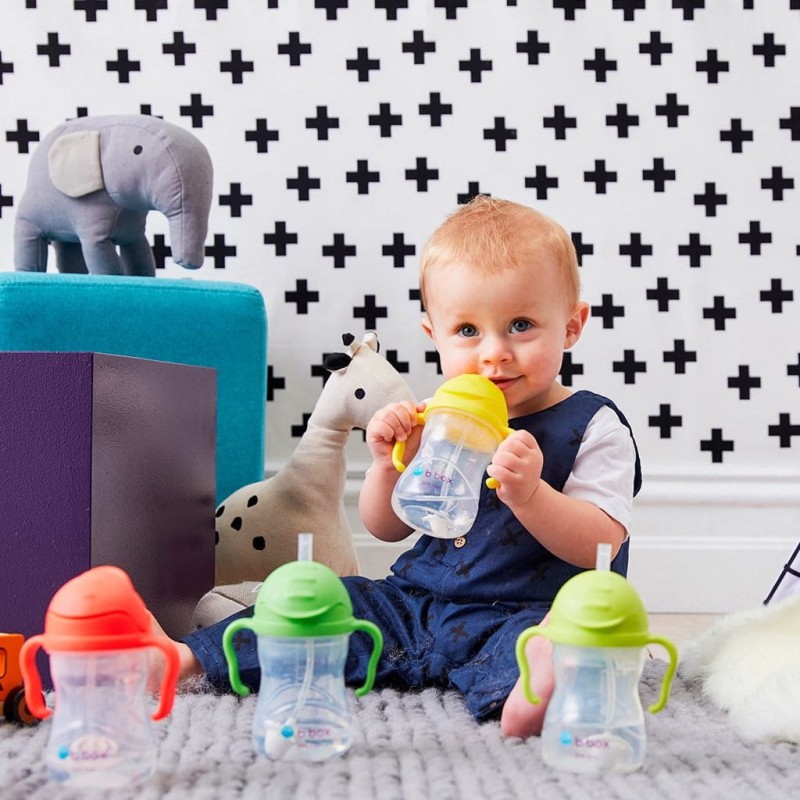 Bidon z Obciążoną Słomką 240ml Glow in the dark - B.box