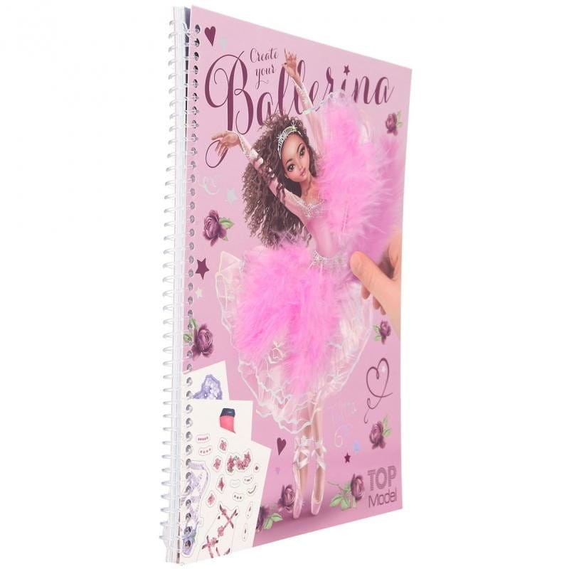 Szkicownik z Naklejkami Ballet Kolorowanka - TOPModel