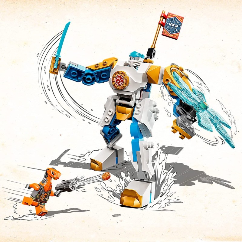 Klocki Lego NINJAGO 71761 Energetyczny mech Zane’a EVO