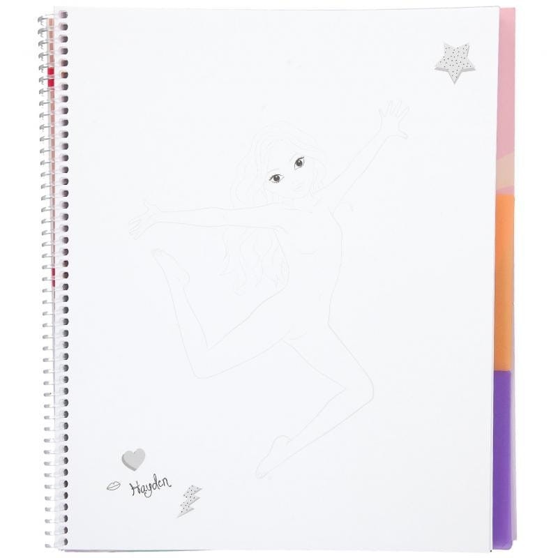 Szkicownik Projektowanie Ubrań do Tańca Dance - TOPModel