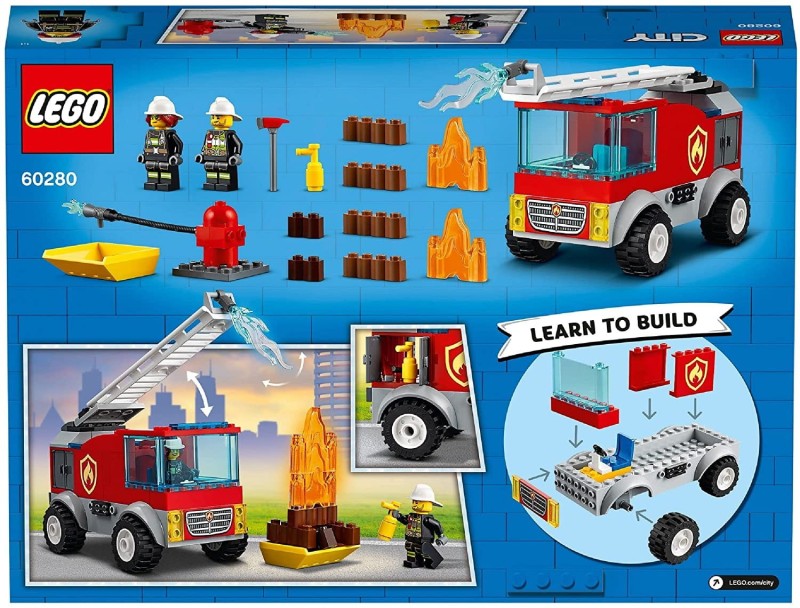 Klocki Lego City 60280 Wóz strażacki z drabiną - Lego