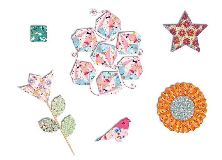 Origami Dekoracje Kwiatowe z Papieru - Janod