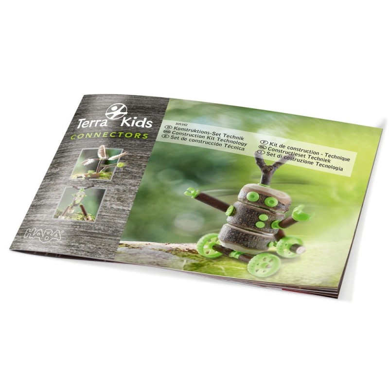 Łączniki do Drewna 66 el. Terra Kids Connectors - Haba