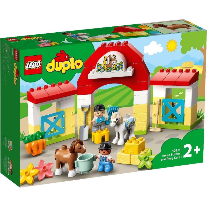 Zestaw Klocków Lego Duplo Stadnina i kucyki 10951