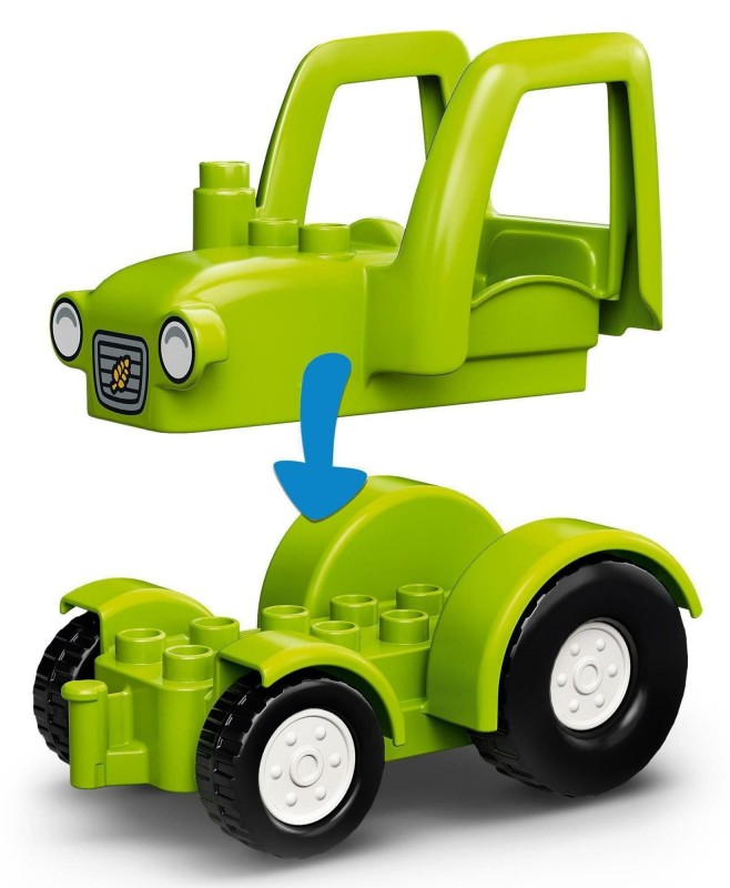 Zestaw Klocków Lego Duplo Stodoła, traktor i zwierzęta gospodarskie 10952