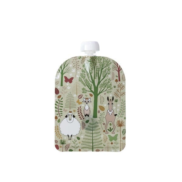 Wielorazowe Saszetki Tubki na Mus 6 szt. Forest - Baby Livia