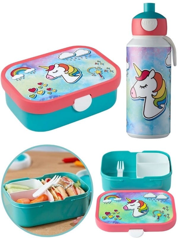 Lunchbox śniadaniówka z Widelcem Jednorożec Campus - Mepal