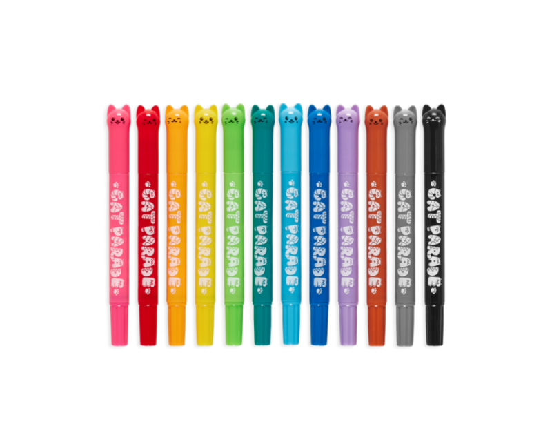 Kredki Żelowe Akwarelowe Wysuwane Twist-up 12 Kolorów - Ooly