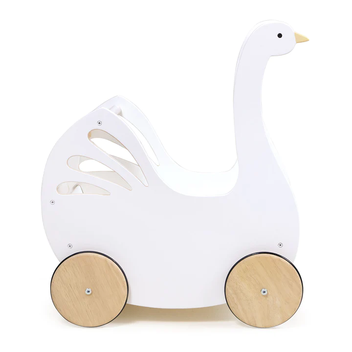 Wózek dla Lalek z Akcesoriami Łabędź - Tender Leaf Toys