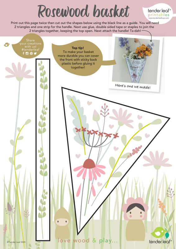 Domek z Drzewa Różanego z Wyposażeniem - Tender Leaf Toys