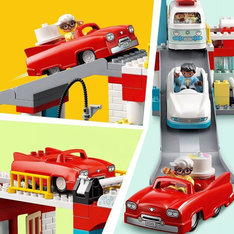 Lego Duplo Parking piętrowy i myjnia samochodowa 10948