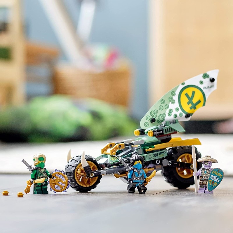 Klocki LEGO Ninjago Dżunglowy chopper Lloyda 71745