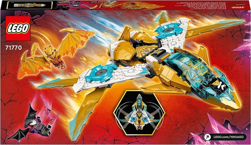 LEGO Ninjago Złoty smoczy odrzutowiec Zane’a 71770