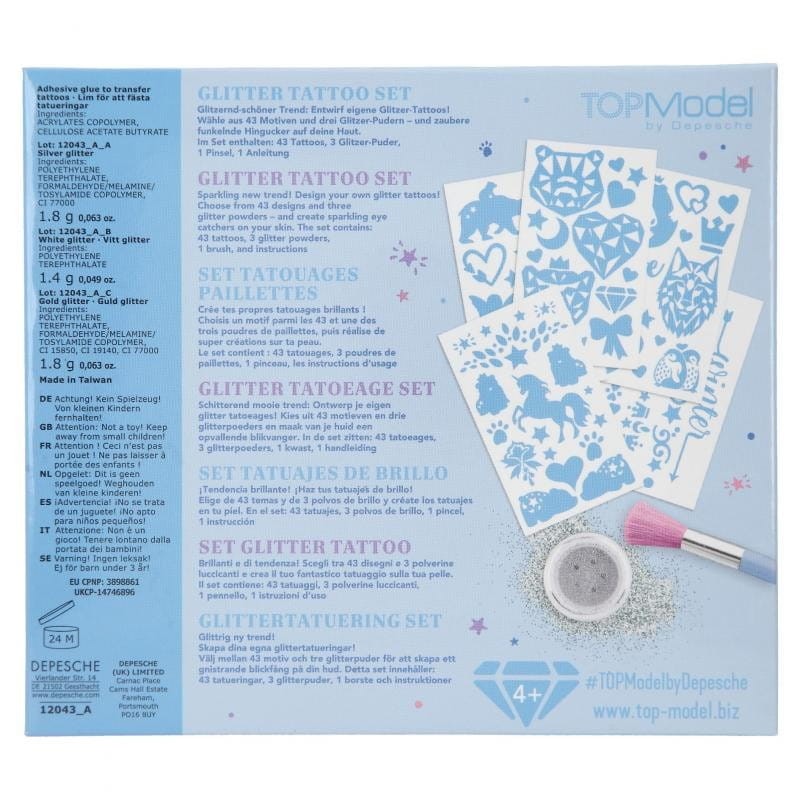 Tatuaże brokatowe Lodowa Kraina - TopModel