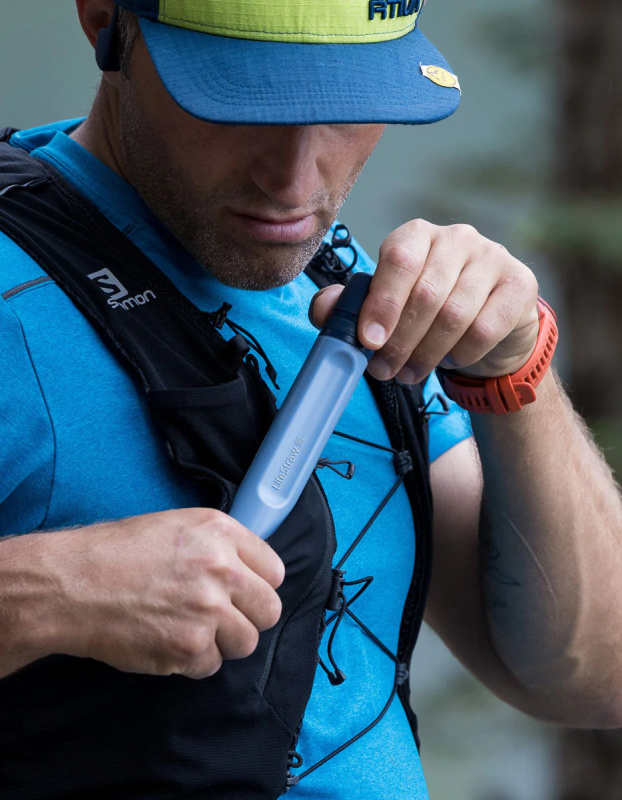 Słomka Życia Turystyczny Filtr do Wody Szary - LifeStraw Peak