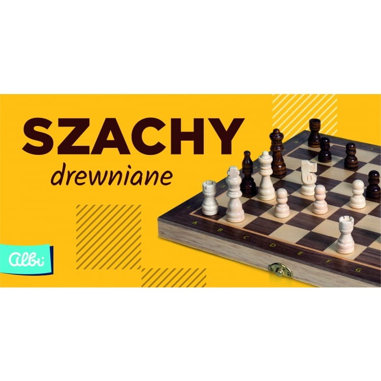 Drewniane Szachy dla Dzieci - Albi