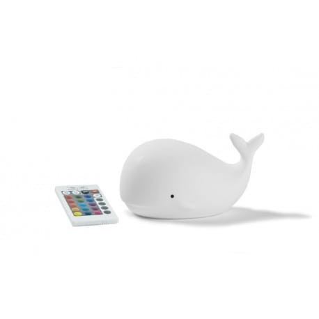 Silikonowa Lampka LED z pilotem Wieloryb - Rabbit & Friends