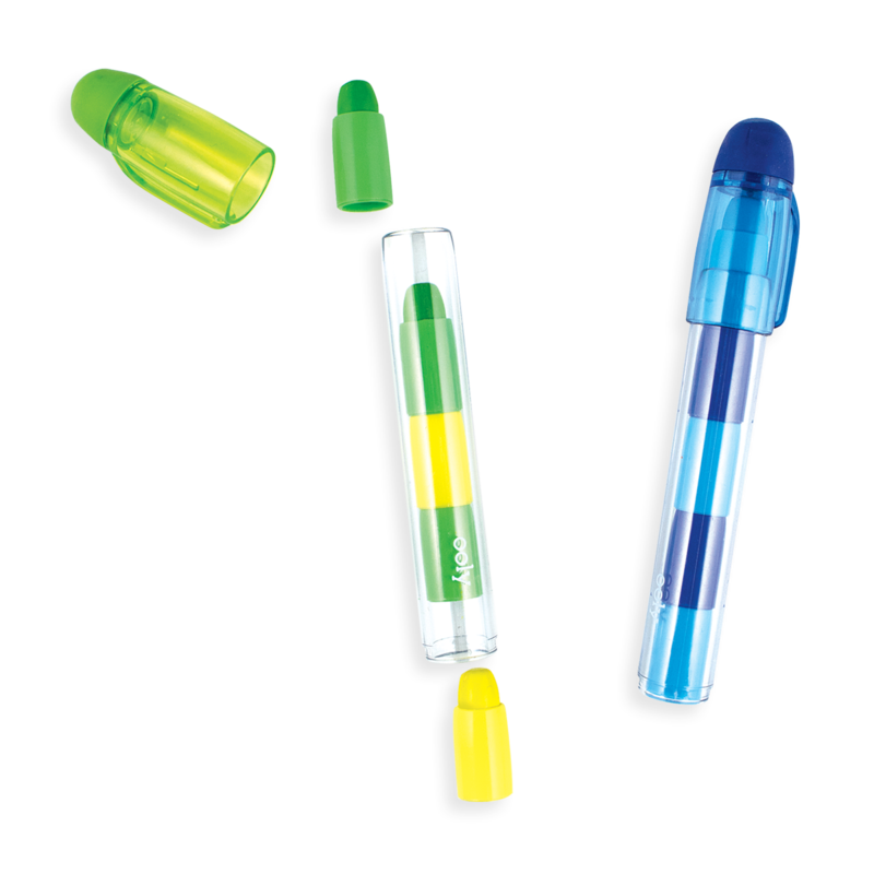 Grube Kredki z Przekładanym wkładem Presto Jumbo 6 szt. - Ooly