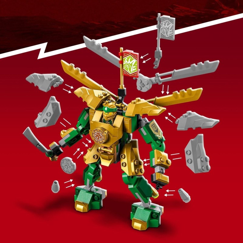 Lego NINJAGO Starcie Lloyda z Mechem EVO 71781