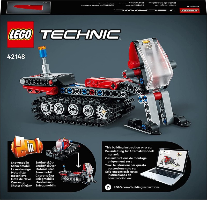 Lego Technic 2w1 Ratrak, Skuter Śnieżny 42148