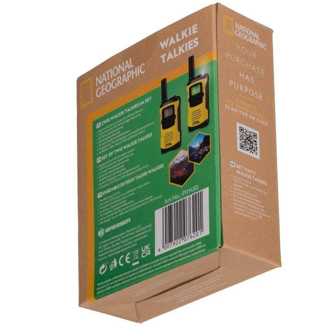 Walkie-Talkie National Geographic zasięg do 6 km - Bresser