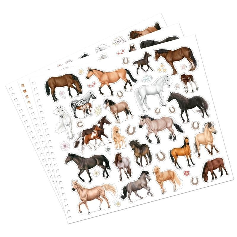 Kolorowanka z Naklejkami Konie Horses - Miss Melody