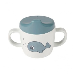 Kubek z ustnikiem Sea niebieski - Done By Deer