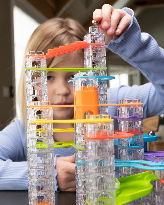 Kulodrom Trestle Tracks Delux 124 el. - Fat Brain Toys