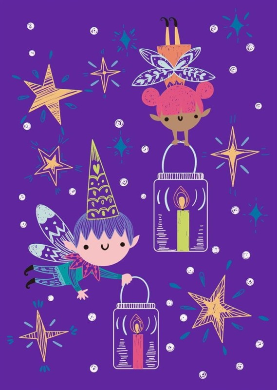 Wydrapywanki Elfy w Ogrodzie 15 szt. Scratch A5 - Avenir