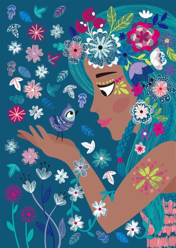 Duże Wydrapywanki Tajemniczy Ogród 15 szt. Scratch - Avenir