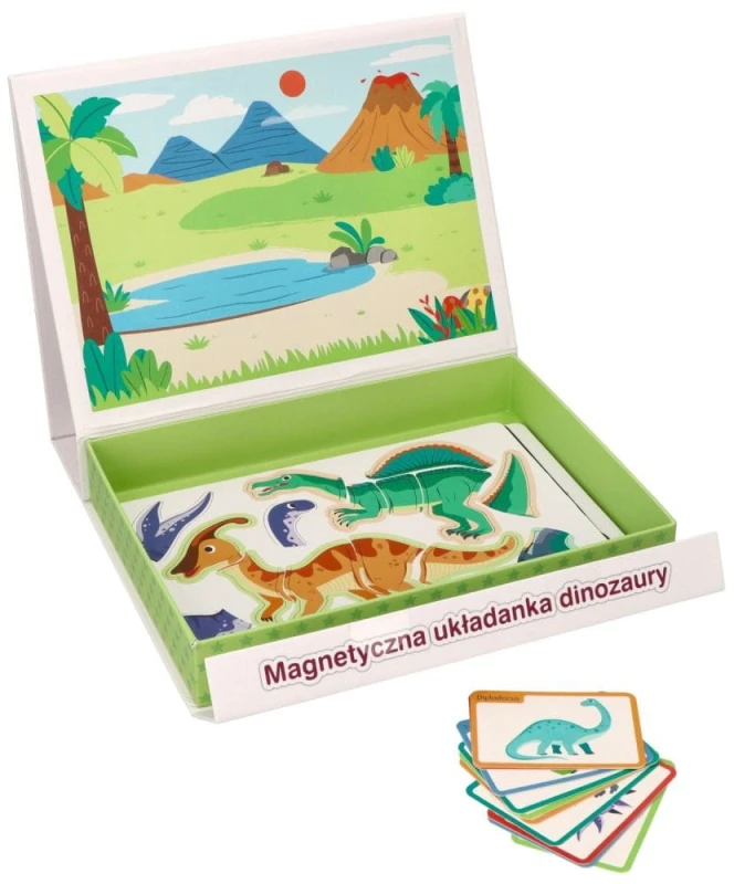 Magnetyczna Układanka Dinozaury - Adam Toys