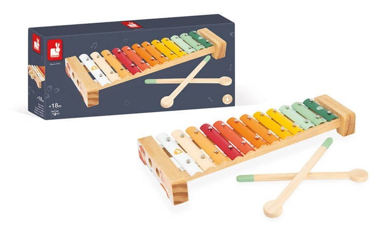 Cymbałki 12 Tonowe Metalowe Sunshine - Janod