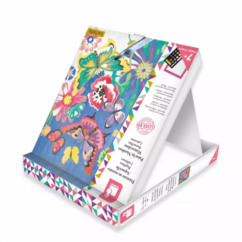 Malowanie wg numerów Farby Akwarelowe Motyle Janod