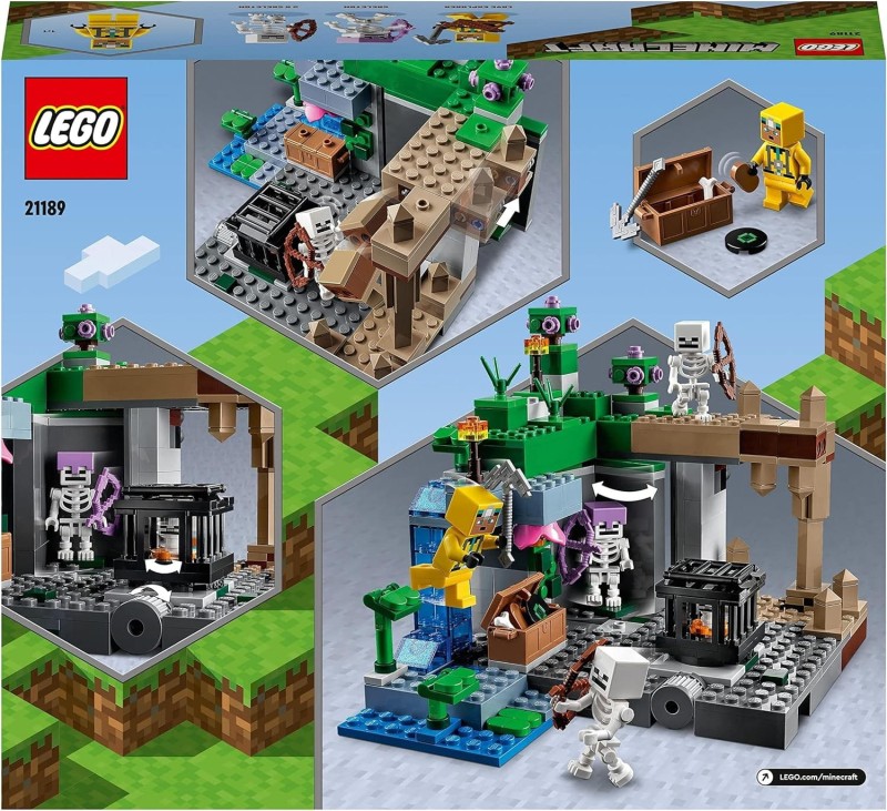 LEGO Minecraft Loch szkieletów 21189