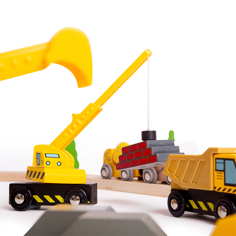 Pojazdy Budowlane - Bigjigs Rail