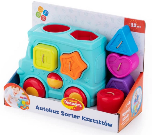 Autobus sorter z klockami Dumel Discovery