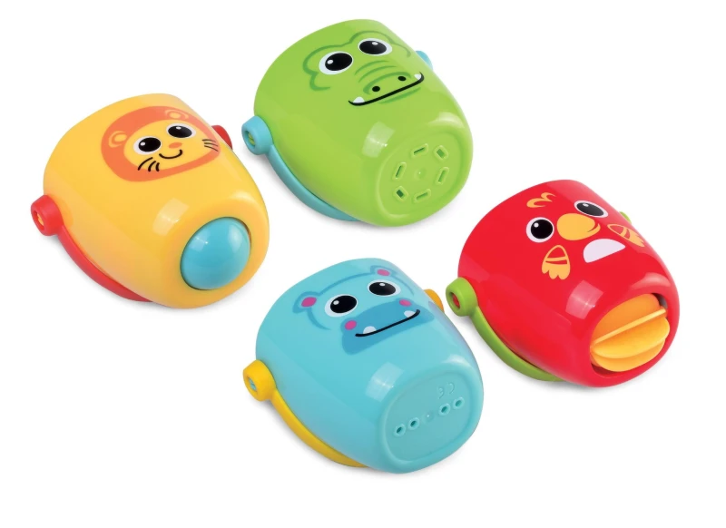 Wiaderka Zwierzątka zabawki do kąpieli Dumel Discovery