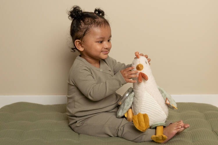 Sensoryczna zabawka aktywizująca Kogut 25 cm - Little Dutch