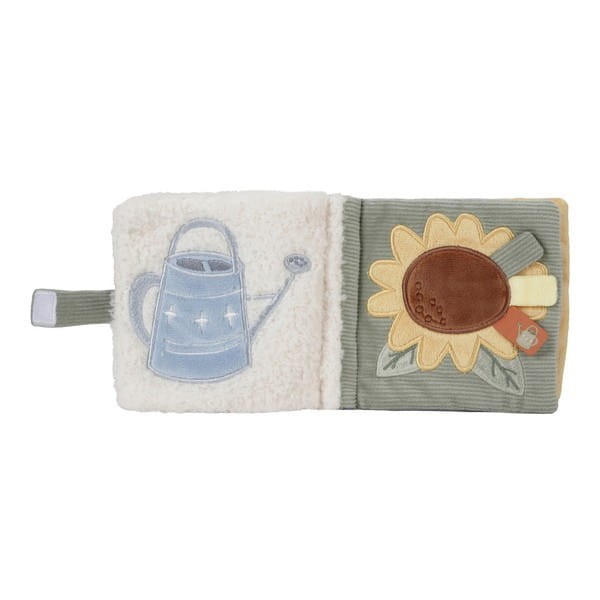 Miękka książeczka sensoryczna z lusterkiem Farma - Little Dutch