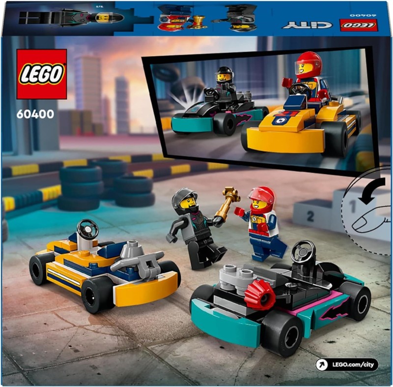 Lego Gokarty i kierowcy wyścigowi 60400